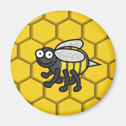 Bedekt met bijenmagneet magneet (Voorkant)