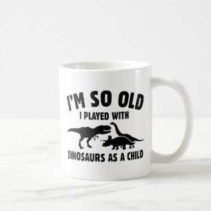 bedekt met dinosaurussen koffiemok