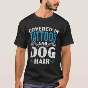 Bedekt met tatoeage P van Tattoos en honden T-shirt