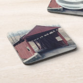 Bedekte brug bier onderzetter (Linkerzijde)