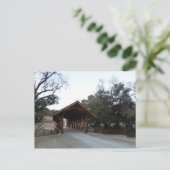 Bedekte brug bij Halter Ranch, Paso Robles Briefkaart (Staand voorkant)