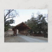 Bedekte brug bij Halter Ranch, Paso Robles Briefkaart (Voorkant)