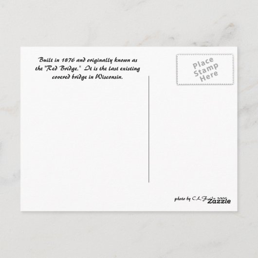 Bedekte brug briefkaart (Achterkant)