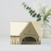 Bedekte brug briefkaart (Staand voorkant)