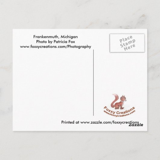 Bedekte brug - Briefkaart (Achterkant)