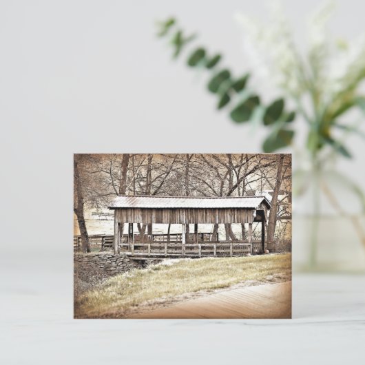 Bedekte brug briefkaart (Staand voorkant)