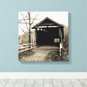 Bedekte brug canvas afdruk (Insitu (Houten vloer))