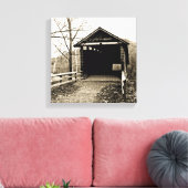 Bedekte brug canvas afdruk (Insitu (Woonkamer))
