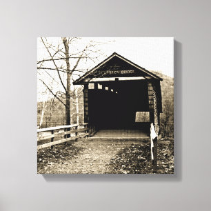Bedekte brug canvas afdruk