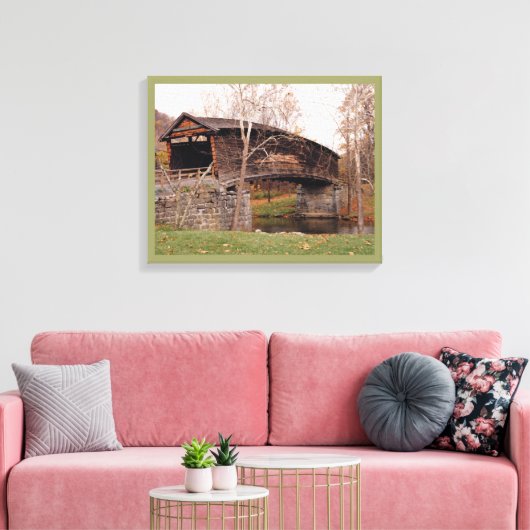 Bedekte brug canvas afdruk (Insitu (Woonkamer))
