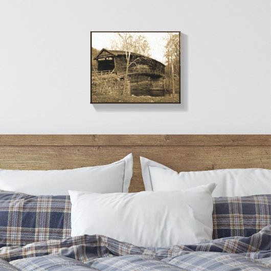 Bedekte brug canvas afdruk (Insitu (Slaapkamer))