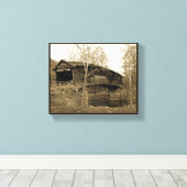 Bedekte brug canvas afdruk (Insitu (Houten vloer))