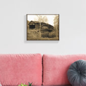 Bedekte brug canvas afdruk (Insitu (Woonkamer))