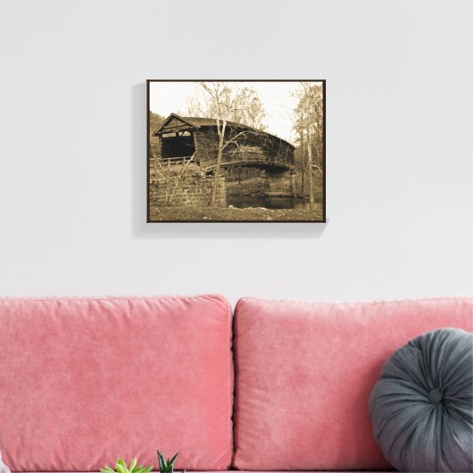 Bedekte brug canvas afdruk (Insitu (Woonkamer))