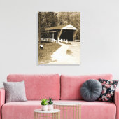 Bedekte brug canvas afdruk (Insitu (Woonkamer))