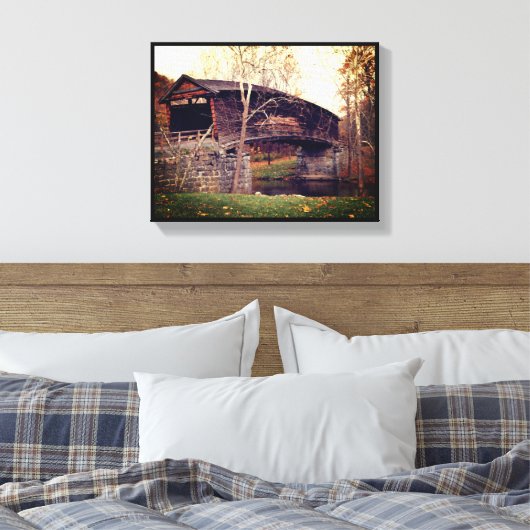 Bedekte brug canvas afdruk (Insitu (Slaapkamer))