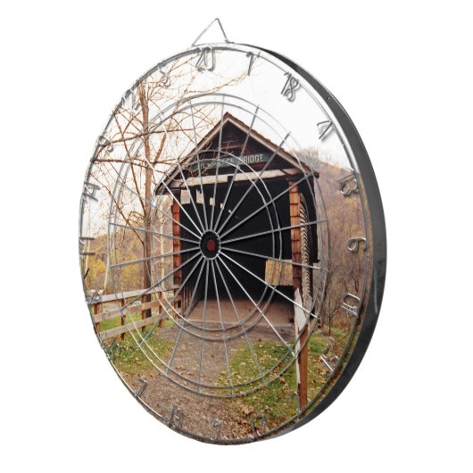 Bedekte brug dartbord (Voorkant Rechts)