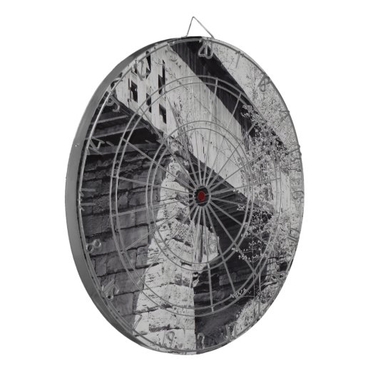 Bedekte brug dartbord (Voorkant Links)