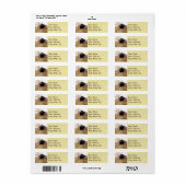 Bedekte brug etiket (Full Sheet)