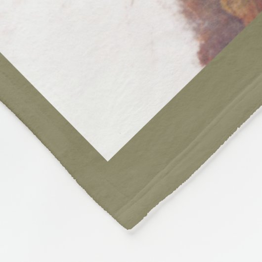 Bedekte brug fleece deken (Hoek)