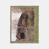 Bedekte brug fleece deken (Voorkant)