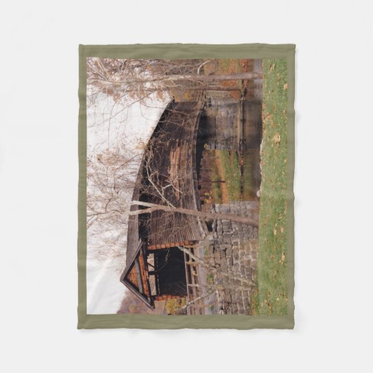 Bedekte brug fleece deken (Voorkant)