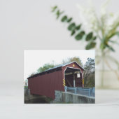 Bedekte brug. Lancaster County, PA Briefkaart (Staand voorkant)