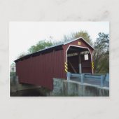 Bedekte brug. Lancaster County, PA Briefkaart (Voorkant)
