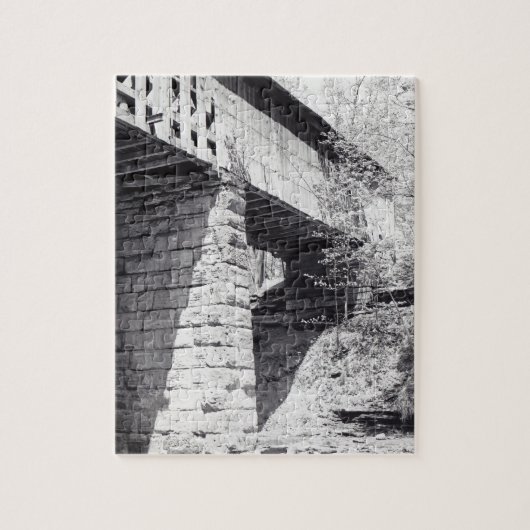 Bedekte brug legpuzzel (Verticaal)