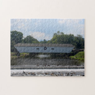 Bedekte brug legpuzzel