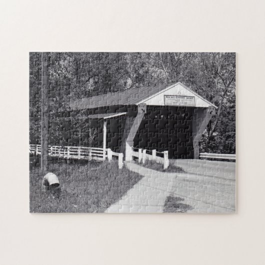 Bedekte brug legpuzzel (Horizontaal)