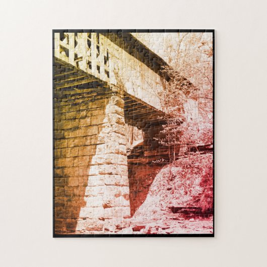 Bedekte brug legpuzzel (Verticaal)