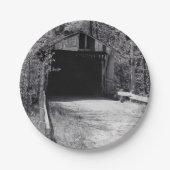 Bedekte brug papieren bordje (Voorkant)