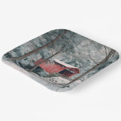 Bedekte brug papieren bordje (Gebogen)