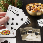 Bedekte brug pokerkaarten (Insitu)