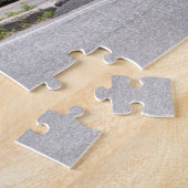 Bedekte brug Quechee Gorge, Vermont - Puzzle Legpuzzel (Zijkant)