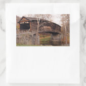 Bedekte brug rechthoekige sticker (Tas)