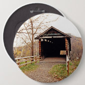 Bedekte brug ronde button 6,0 cm (Voorkant /achterkant)