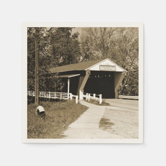 Bedekte brug servet (Voorkant)