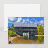 Bedekte brug | Squam River Bridge, Ashland, NH Briefkaart (Voorkant / Achterkant)