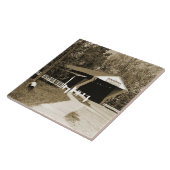Bedekte brug tegeltje (Zijkant)