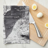 Bedekte brug theedoek (Quarter Fold)
