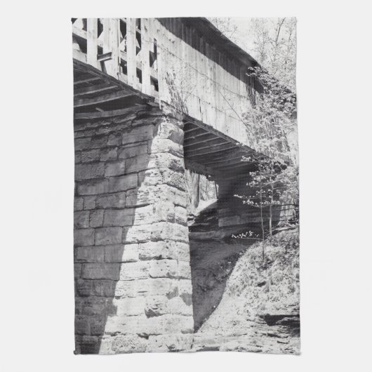 Bedekte brug theedoek (Verticaal)