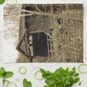 Bedekte brug theedoek (Gevouwen)