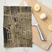 Bedekte brug theedoek (Quarter Fold)