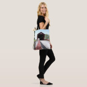 Bedekte brug tote bag (Op model)