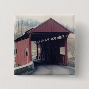 Bedekte brug vierkante button 5,1 cm