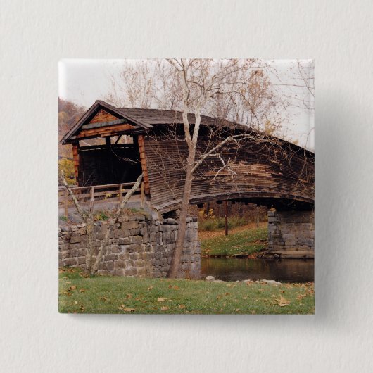 Bedekte brug vierkante button 5,1 cm (Voorkant)