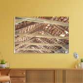 Bedekte brugdoek binnenzijde canvas afdruk (Insitu (Woonkamer))