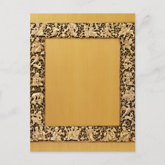 Bedekte ivoorplak uit Fatimid, Egypte Briefkaart (Voorkant)